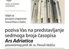 Predstavljanje časopisa "Ars Adriatica" 